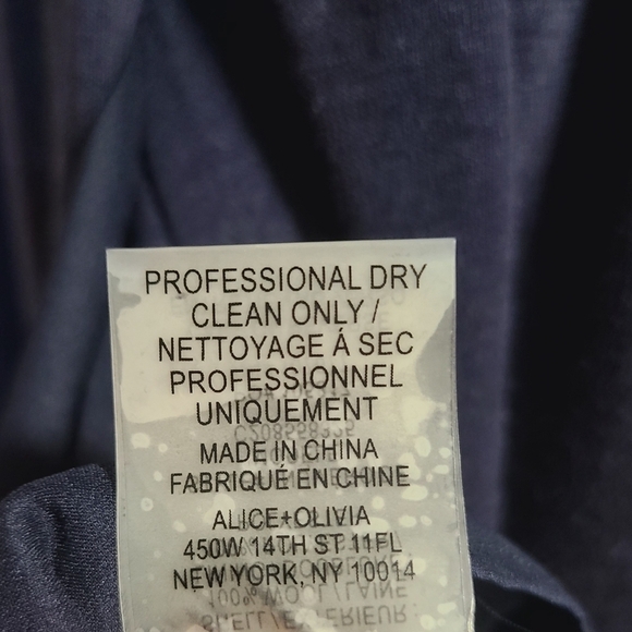 Alice + Olivia Wool Long Sleeve Wrap Maxi Dress - Picture 7 of 7